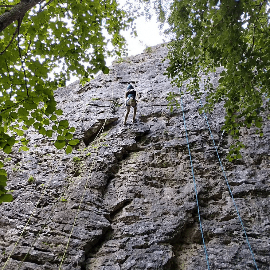 escalade aveyron millau
